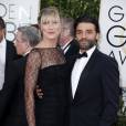 Oscar Isaac et sa compagne Elvira Lind - La 73e cérémonie annuelle des Golden Globe Awards à Beverly Hills, le 10 janvier 2016. © Olivier Borde/Bestimage