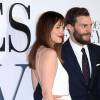 Dakota Johnson et Jamie Dornan - Première du film "50 Nuances de Grey" à Londres. Le 12 février 2015