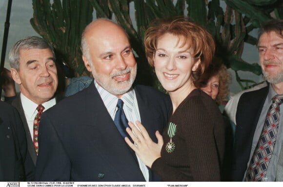 Céline Dion et René à Cannes, le 23 janvier 1996