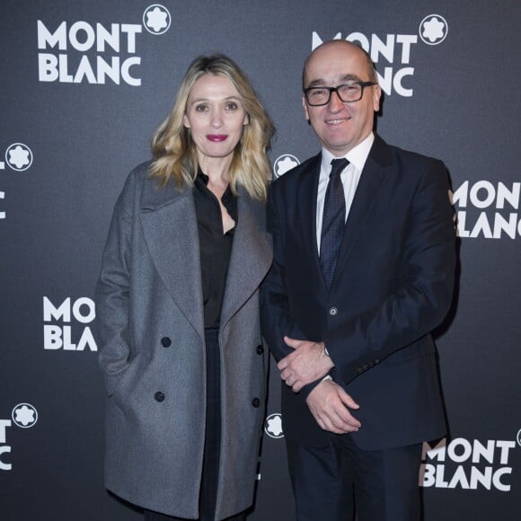 Exclusif - Anne Marivin et Jean-Sébastien Gérondeau (directeur général de Montblanc France) - Inauguration du nouveau concept de boutique Montblanc réalisé par le designer Noé Duchaufour-Lawrance, au 12 Boulevard des Capucines à Paris, le 14 janvier 2016. ©Olivier Borde/Bestimage