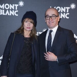 Exclusif - Axelle Laffont et Jean-Sébastien Gérondeau (directeur général de Montblanc France) - Inauguration du nouveau concept de boutique Montblanc réalisé par le designer Noé Duchaufour-Lawrance, au 12 Boulevard des Capucines à Paris, le 14 janvier 2016. ©Olivier Borde/Bestimage