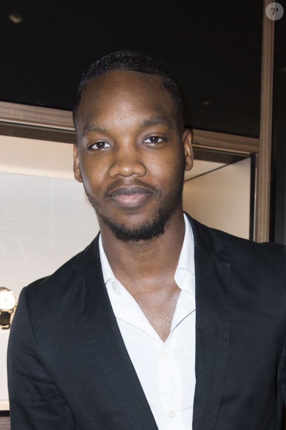 Exclusif - Ahmed Dramé - Inauguration du nouveau concept de boutique Montblanc réalisé par le designer Noé Duchaufour-Lawrance, au 12 Boulevard des Capucines à Paris, le 14 janvier 2016. ©Olivier Borde/Bestimage