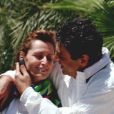 Enrico Macias et sa femme Suzy, en Israël en 1997.