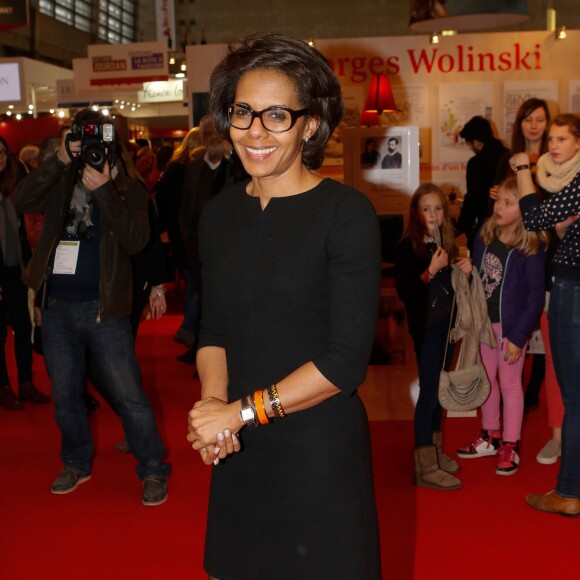 Audrey Pulvar - 35ème Salon du Livre à la Porte de Versailles à Paris, le 21 mars 2015.