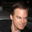Michael C. Hall quitte les studios NBC à New York, le 25 mars 2014.