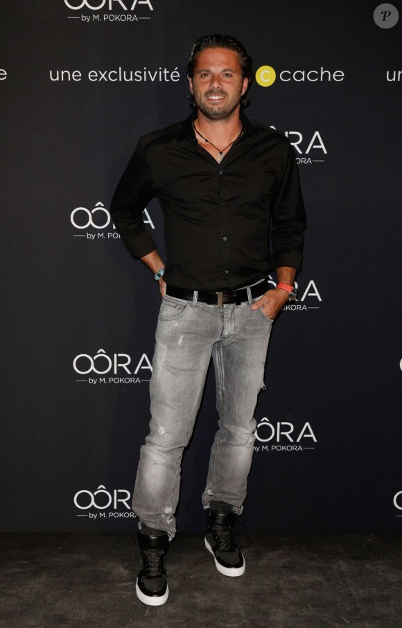 Fabrice Fiorèse le 5 septembre 2013 à la soirée de lancement de la collection Oora by M Pokora au Pavillon Gabriel à Paris