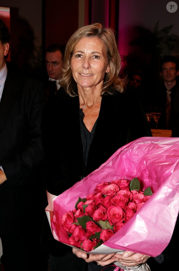 Claire Chazal à la soirée de remise des Prix de la Femme d'Influence à l'hôtel du Louvre à Paris, le 1er décembre 2015. © Dominique Jacovides / Bestimage