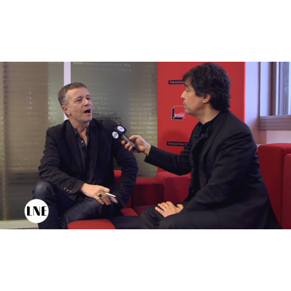 Le présentateur Laurent Goumarre réagit à son éviction d'"Entrée libre" sur France 5. "La nouvelle édition" sur Canal+. Le 21 janvier 2016.