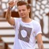 LiaLouis Tomlinson en concert avec les One Direction, sur la scène du Good Morning America's Sumer Concert Series à New York, le 4 août 2015.
