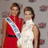 Camille Cerf (Miss France 2015), Sylvie Tellier - Arrivées à la 17e cérémonie des NRJ Music Awards 2015 au Palais des Festivals à Cannes, le 7 novembre 2015. © Christophe Aubert via Bestimage