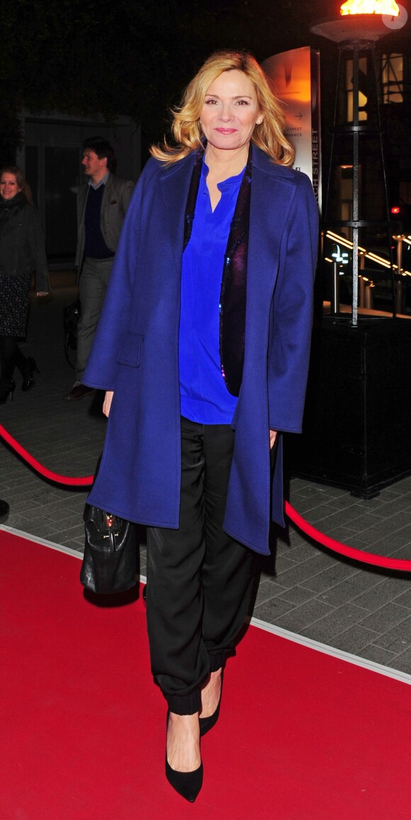 Kim Cattrall à Londres, le 23 mars 2015