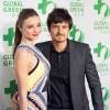 Miranda Kerr, Orlando Bloom - People a la 10eme ceremonie annuelle pre Oscar "Global Green" a Hollywood. Le 20 fevrier 2013