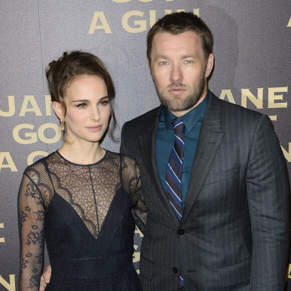 Natalie Portman et Joel Edgerton - Avant première du film "Jane got a gun" au cinéma UGC Normandie à Paris le 24 janvier 2016.