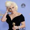 Lady Gaga - Press Room lors de la 73ème cérémonie annuelle des Golden Globe Awards à Beverly Hills, le 10 janvier 2016. © Olivier Borde/Bestimage