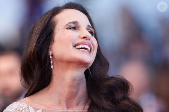 Andie MacDowell à Cannes le 16 mai 2015.