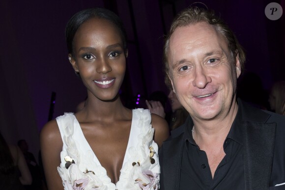 Frédéric Nuel et Leila Ndabirabe - Soirée des 50 ans d'Ungaro et lancement du nouveau parfum "La Diva" au Petit Palais à Paris, le 26 janvier 2016. © Olivier Borde/Bestimage