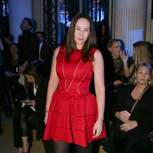 Vanessa Demouy -au défilé haute couture Zuhair Murad collection printemps-été 2016 à l'hôtel Potocki à Paris, le 27 janvier 2016. ©CVS/Veeren/Bestimage