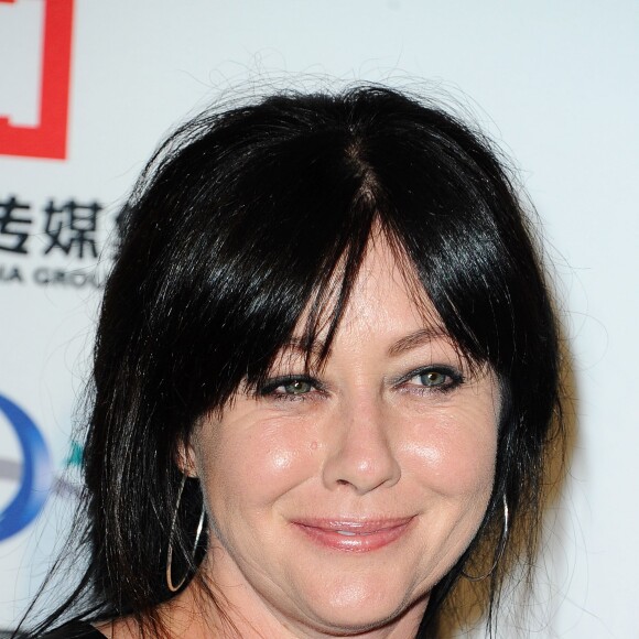 Shannen Doherty lors de la soirée d'ouverture du LA Art Show à Los Angeles, le 27 janvier 2016.