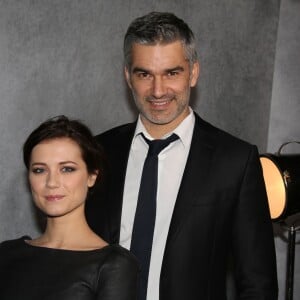 François Vincentelli et sa compagne Alice Dufour - Soirée de lancement de l'édition 2016 du calendrier Pirelli by Annie Leibovitz à l'Hôtel National des Invalides dans le cadre de l'exposition "Concert Cars & Design Automotive" à Paris le 27 février 2016. © Denis Guignebourg/Bestimage