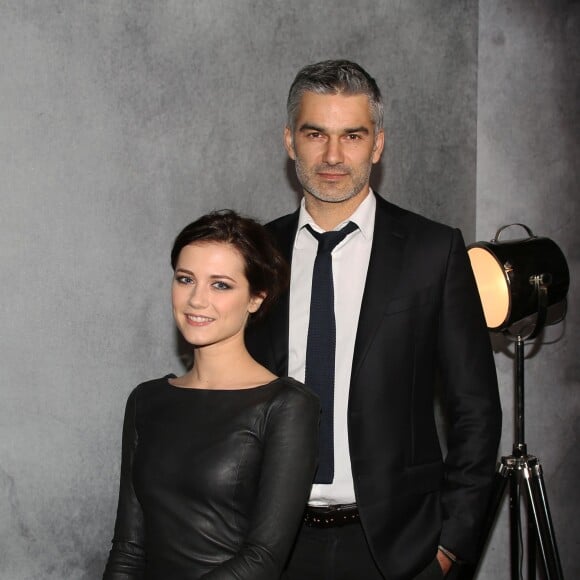 François Vincentelli et sa compagne Alice Dufour - Soirée de lancement de l'édition 2016 du calendrier Pirelli by Annie Leibovitz à l'Hôtel National des Invalides dans le cadre de l'exposition "Concert Cars & Design Automotive" à Paris le 27 février 2016. © Denis Guignebourg/Bestimage