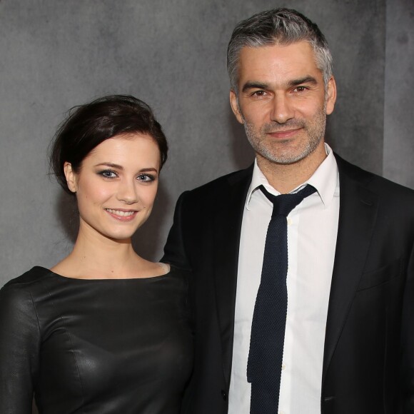 François Vincentelli et sa compagne Alice Dufour - Soirée de lancement de l'édition 2016 du calendrier Pirelli by Annie Leibovitz à l'Hôtel National des Invalides dans le cadre de l'exposition "Concert Cars & Design Automotive" à Paris le 27 février 2016. © Denis Guignebourg/Bestimage