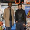 Thomas Ngijol et Pascal Elbé - Avant-première du film "Zootopie" au cinéma Gaumont Marignan à Paris, le 28 janvier 2016. © Coadic Guirec/Bestimage