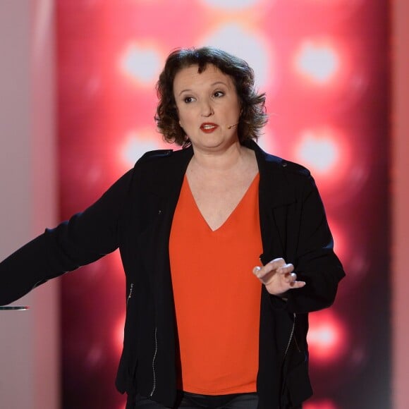 Anne Roumanoff - Enregistrement de l'émission "Vivement Dimanche" à Paris le 28 Janvier 2016 © Coadic Guirec/Bestimage