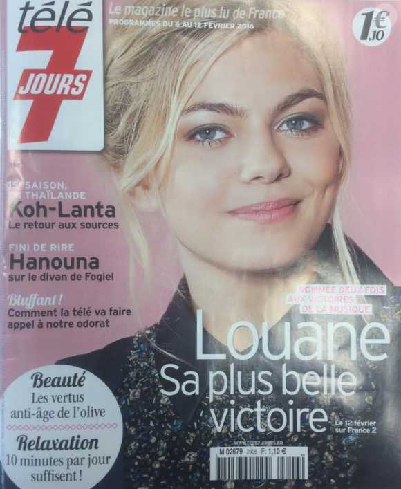 Magazine Télé 7 Jours programmes du 6 au 12 février 2016.
