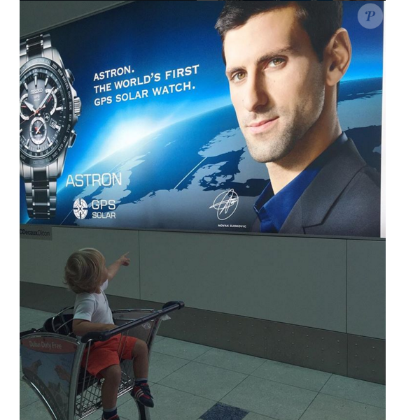 Stefan, le petit garçon de Novak Djokovic - Photo publiée le 9 décembre 2015