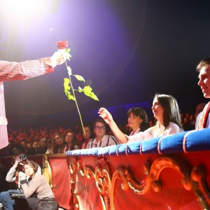 Pauline Ducruet sous les feux de la rampe lors de la cérémonie de remise de prix (les Junior) de la 5e édition du festival New Generation à Monaco, le 31 janvier 2016, sous le chapiteau de Fontvieille. © Olivier Huitel/Pool Restreint/Bestimage
