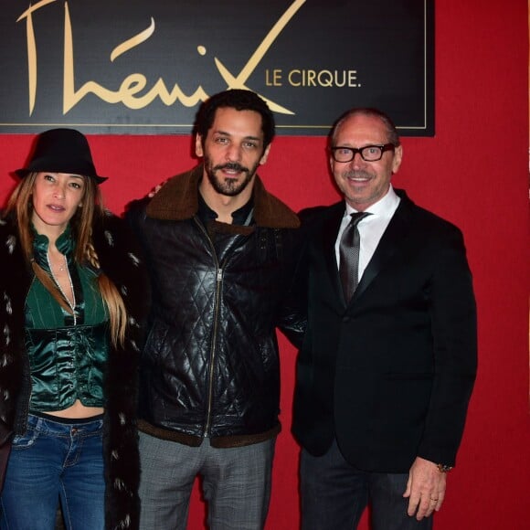Tomer Sisley et sa compagne Karine Machado - Cérémonie de remise de prix du 37ème Festival Mondial du Cirque de Demain sur la Pelouse de Reuilly à Paris, le 31 janvier 2016. ©Giancarlo Gorassini/Bestimage