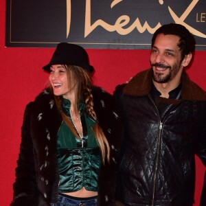 Tomer Sisley et sa compagne Karine Machado - Cérémonie de remise de prix du 37ème Festival Mondial du Cirque de Demain sur la Pelouse de Reuilly à Paris, le 31 janvier 2016. ©Giancarlo Gorassini/Bestimage