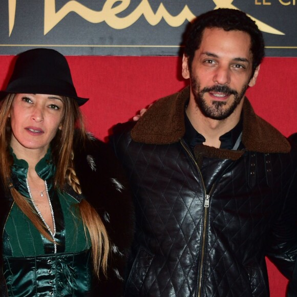 Tomer Sisley et sa compagne Karine Machado - Cérémonie de remise de prix du 37ème Festival Mondial du Cirque de Demain sur la Pelouse de Reuilly à Paris, le 31 janvier 2016. ©Giancarlo Gorassini/Bestimage