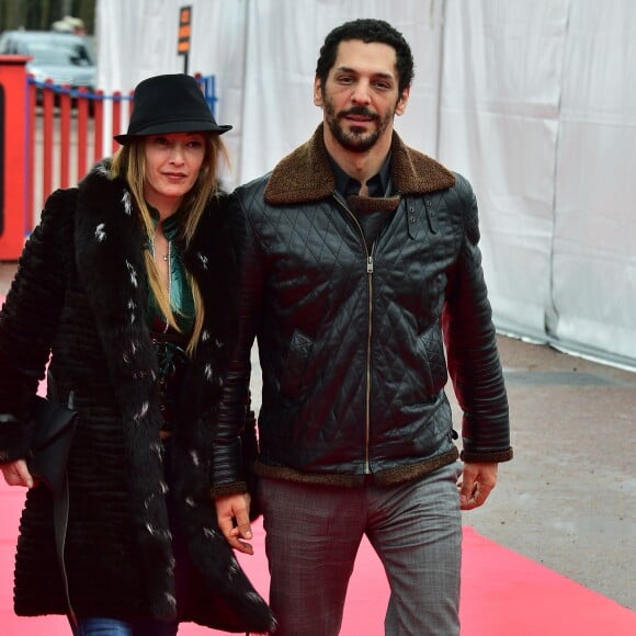 Tomer Sisley et sa compagne Karine Machado - Cérémonie de remise de prix du 37ème Festival Mondial du Cirque de Demain sur la Pelouse de Reuilly à Paris, le 31 janvier 2016. ©Giancarlo Gorassini/Bestimage