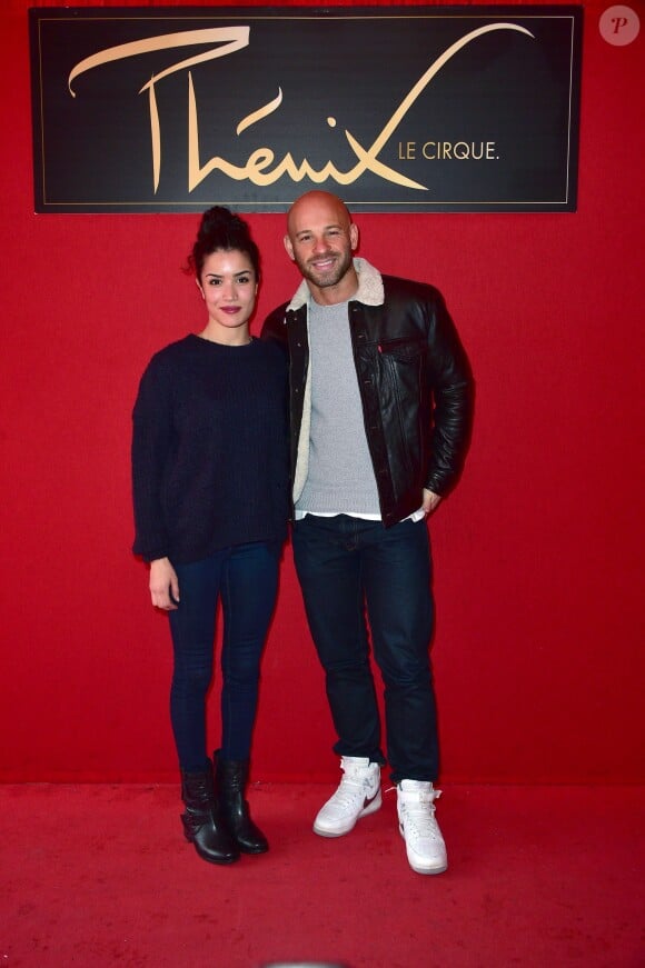 Sabrina Ouazani et Franck Gastambide - Cérémonie de remise de prix du 37ème Festival Mondial du Cirque de Demain sur la Pelouse de Reuilly à Paris, le 31 janvier 2016. ©Giancarlo Gorassini/Bestimage