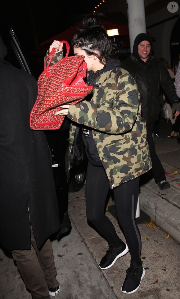Kylie Jenner et son petit-ami Tyga sont allés dîner ensemble à L.A le 31 janvier 2015
