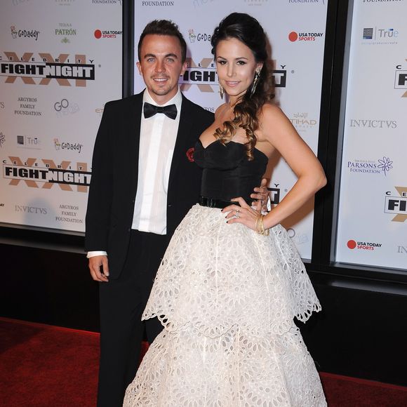 Frankie Muniz et Elycia Marie - Soirée Muhammad Ali's Celebrity Fight Night XXI à Phoenix, le 28 mars 2015