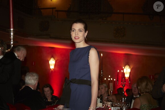 Charlotte Casiraghi lors de la soirée de gala de l'association FXB International au Plaza à Bruxelles le 30 janvier 2016.