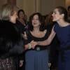 Charlotte Casiraghi a été présentée à la princesse Astrid de Belgique par Albina du Boisrouvray lors de la soirée de gala de l'association FXB International au Plaza à Bruxelles le 30 janvier 2016.
