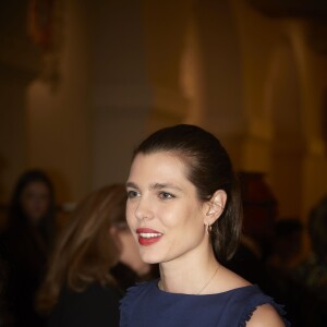 Charlotte Casiraghi lors de la soirée de gala de l'association FXB International au Plaza à Bruxelles le 30 janvier 2016.