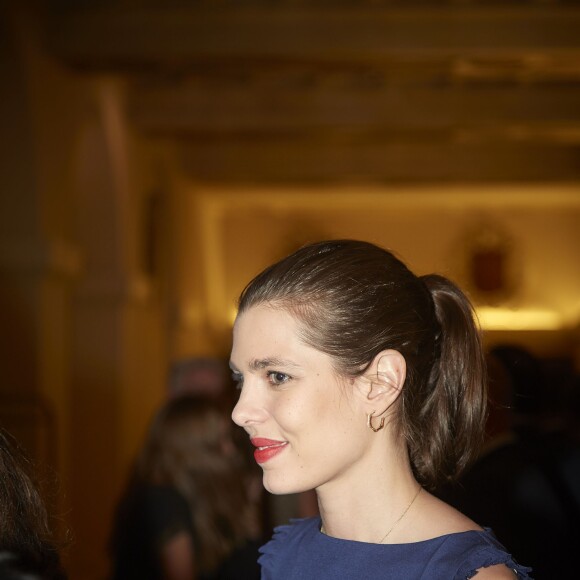 Charlotte Casiraghi lors de la soirée de gala de l'association FXB International au Plaza à Bruxelles le 30 janvier 2016.