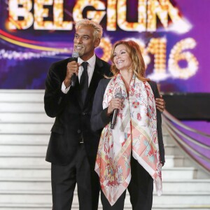 Satya Oblette (ou Satya Oblet) et Ingrid Chauvin - Election Top Model Belgium 2016 au Lido à Paris le 24 janvier 2016. © Philippe Doignon/Bestimage