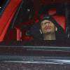 Tyga, endormi en voiture à la sortie du 1OAK à West Hollywood. Le 2 février 2016.