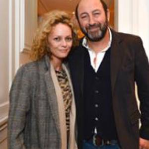 Vanessa Paradis et Kad Merad lors d'une soirée Ralph Lauren dans leur boutique de Saint-Germain-des-Près, Paris, le 1er février 2016.