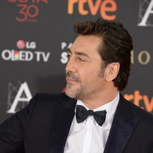 Javier Bardem - 30ème cérémonie des prix Goya à l'auditorium du Madrid Marriott à Madrid, le 6 février 2016.