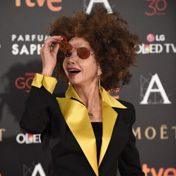 Victoria Abril - 30ème cérémonie des prix Goya à l'auditorium du Madrid Marriott à Madrid, le 6 février 2016.