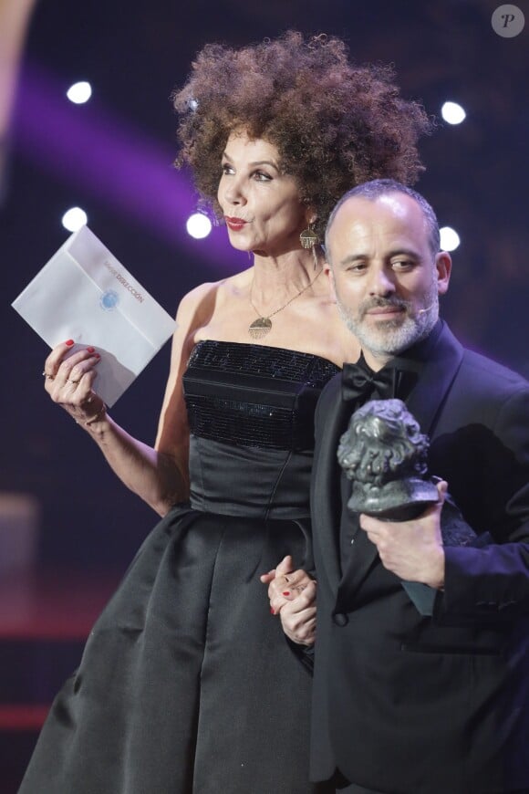 Victoria Abril et Javier Gutierrez - 30ème cérémonie des prix Goya à l'auditorium du Madrid Marriott à Madrid, le 6 février 2016.