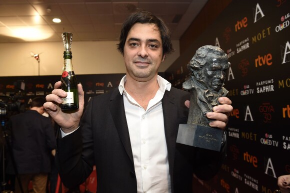 Charles Gillibert (producteur du film "Mustang") - 30ème cérémonie des prix Goya à l'auditorium du Madrid Marriott à Madrid, le 6 février 2016.
