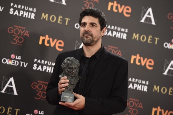 Cesc Gay (Goya de meilleur réalisateur et meilleur film pour "Truman") - 30ème cérémonie des prix Goya à l'auditorium du Madrid Marriott à Madrid, le 6 février 2016.