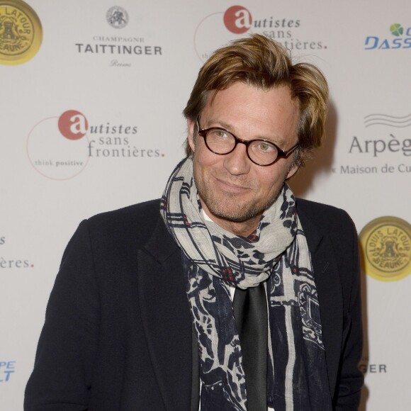 Laurent Delahousse - Soirée de prestige à l'hôtel Marcel Dassault Pour "Autistes sans Frontières" à Paris le 16 avril 2015.
